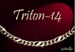Triton 14 - řetízek zlacený
